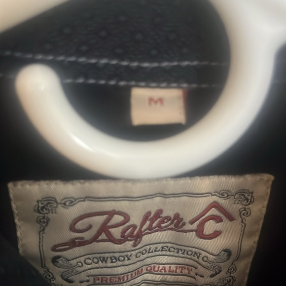 Cavenders Men’s  Rafter C Western Long Sleeve Button-Up Shirt - Picture 7 of 7